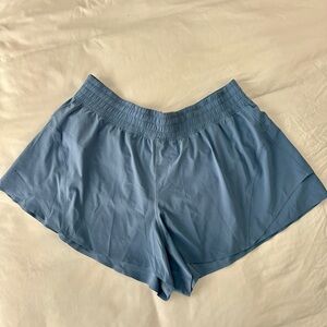 Lululemon Shake It Out High-Rise Running Short 2.5” Size XL Washed Denim